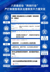 八部委 網(wǎng)劍行動(dòng) 聯(lián)合嚴(yán)打網(wǎng)絡(luò)售假治理不力重災(zāi)區(qū)